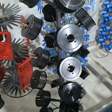 CNC machined parts black anodized