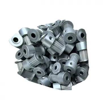 Matt white anodizing of CNC parts