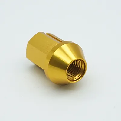 Yellow anodized parts