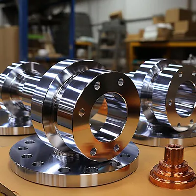 Electropolished stainless steel parts